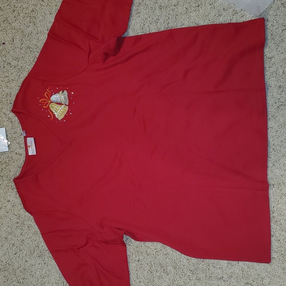 Quacker Factory Christmas Bells Shirt